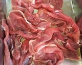 甘辛~豚肉のくわ焼き~作り方1写真