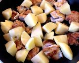 照り焼きポテトチキン作り方4写真