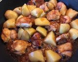 照り焼きポテトチキン作り方5写真