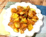 照り焼きポテトチキン作り方10写真