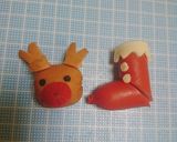 『クリスマス★オラフ』弁当＊冬弁作り方11写真