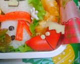 『クリスマス★オラフ』弁当＊冬弁作り方12写真
