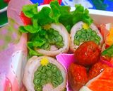 『クリスマス★オラフ』弁当＊冬弁作り方14写真