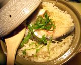 1人用土鍋で鮭釜飯作り方3写真