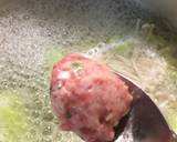 白菜と春雨と鴨肉団子のスープ作り方12写真