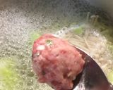 白菜と春雨と鴨肉団子のスープ作り方12写真