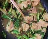簡単！小松菜と鶏皮ポン酢作り方1写真