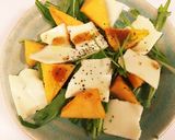 ワインのお供に ＊柿と水菜のサラダ＊作り方4写真