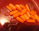 人参のグラッセ♡ハンバーグの飾り♡作り方8写真