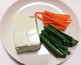 低糖質☆風邪予防☆ニラと豆腐のお味噌汁作り方1写真