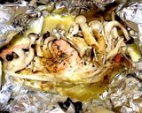 ふっくら鮭のハーブバター醤油ホイル焼き♡作り方5写真