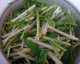 残ったかぼちゃの煮つけで☆水菜とハム巻き作り方2写真