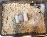 爪楊枝で作るウィンナーとネギのミニ串カツ作り方5写真
