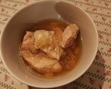 ホロホロ鶏むねのコンソメスープ(圧力なべ作り方3写真