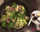 ワタも使う☆イカとチンゲン菜の中華風炒め作り方5写真