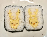 寿司型・模様巻き(トナカイちゃん)作り方18写真