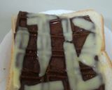 チョコとシナモン香るチーズトースト作り方2写真