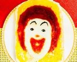 卵焼きトースト+お絵描き作り方13写真