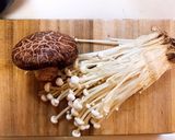 きのこの卵かけご飯作り方1写真