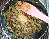 ご飯のお供に☆ソフトケールの茎そぼろ。作り方3写真