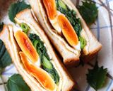 mチーズとろり油揚げと白ネギの和風サンド作り方5写真