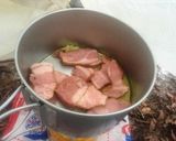 【山ごはん】ピザソースでトマト鍋作り方3写真