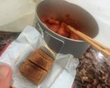 【山ごはん】ピザソースでトマト鍋作り方5写真