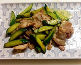 豚バラときゅうりの中華風炒め作り方11写真