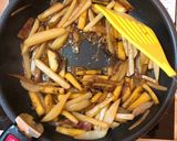 Wポテトとオニオンのバター醤油きんぴら作り方6写真