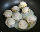 簡単❤ほたてとほうれん草のバター焼き作り方1写真