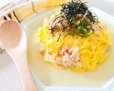 おかかたっぷり！和風あんかけオムライス作り方17写真