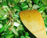 小松菜とちくわの味噌炒め作り方4写真
