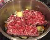 肉じゃが めんつゆ 圧力鍋 牛丼も同時に作り方3写真