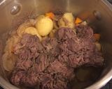 肉じゃが めんつゆ 圧力鍋 牛丼も同時に作り方4写真