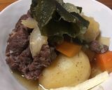肉じゃが めんつゆ 圧力鍋 牛丼も同時に作り方5写真