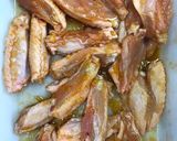 ばかうま！鶏手羽中のにんにく醤油焼き作り方6写真