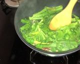 簡単で栄養豊富、豚肉と春菊のポン酢炒め作り方3写真