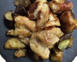 簡単で上品♡茄子と鶏モモ肉のネギ塩餡掛け作り方6写真
