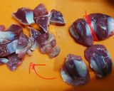 え、砂肝？！のそぼろ丼作り方2写真