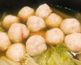 ハンペンとカニカマのしんじよ風ボール作り方10写真