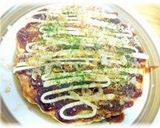 チヂミ粉でお好み焼作り方4写真