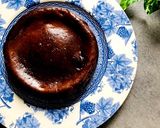 ２種のチーズの黒いチーズケーキ作り方8写真
