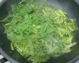 春菊と牛肉の炒め作り方3写真