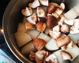 大根と生椎茸の煮物作り方3写真