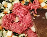 牛ひき肉バジル炒め作り方3写真