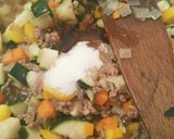 牛ひき肉バジル炒め作り方5写真
