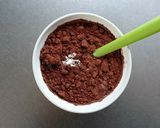 レンジで簡単☆米粉の濃厚チョコケーキ。作り方1写真