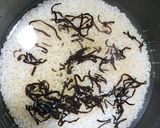 金時にんじんと塩昆布の炊き込みご飯作り方4写真