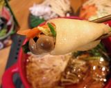 薄揚げで巻いて！なべしゃぶ柑橘醤油つゆ作り方6写真