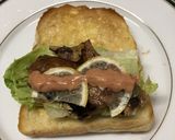 いわしかば焼き缶のサンドイッチ作り方4写真
